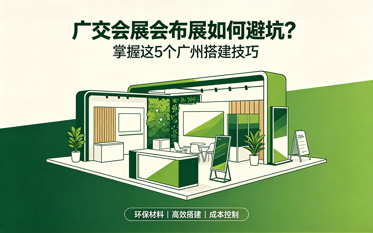 广交会展会布展避坑指南，掌握这5个广州搭建技巧